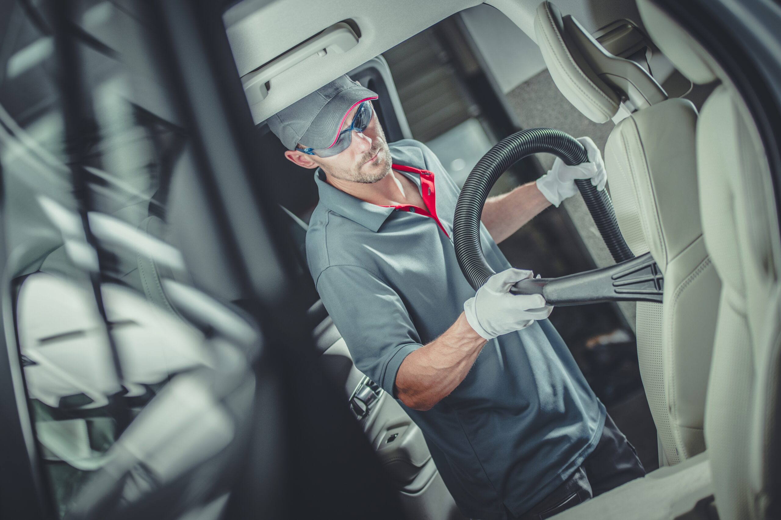 Car Interior Vacuuming for Odor Removal